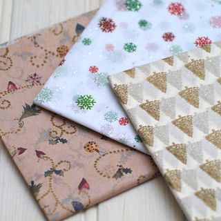 christmas tissue wrapping paper by drift living