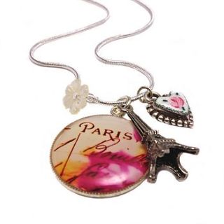 paris charm necklace by eve&fox