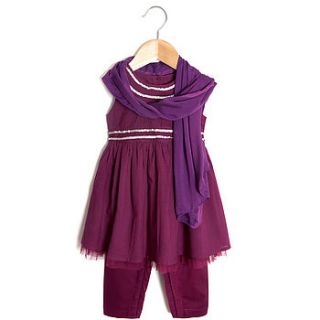 amiyah three piece indian girl's outfit by frolic and cheer