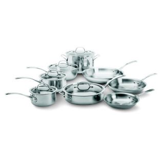 Calphalon Try Ply Stainless Steel 13 Piece Cookware Set