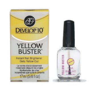 Develop 10 Yellow Buster Nail Brightener Gets Yellow Out 0.63 Oz  Nail Growth Formula Treatments  Beauty