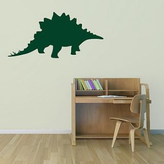 stegosaurus dinosaur vinyl wall sticker by mirrorin
