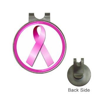 Breast Cancer Awareness Golf Ball Marker and Magnetic Hat Clip  Sports & Outdoors
