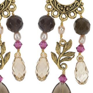 belle epoque chandelier earrings by yarwood white