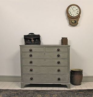 antique painted mahogany chest of drawers by distressed but not forsaken