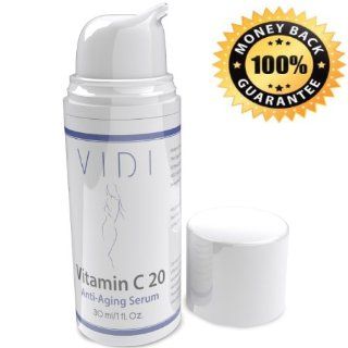 Vitamin C Serum for Face  Best Anti Aging Serum, VIDI AntiOxidant Face Serum With Vit C, A & E for Anti Wrinkle Treatment, Dark Spot Corrector & Even Facial Skin Tone  Facial Treatment Products  Beauty