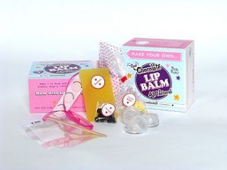 real chocolate lip balm kit by the homemade company
