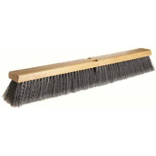 Weiler 42042 Polystyrene Fine Sweep Floor Brush, 2 1/2" Handle Width, 24" Overall Length, Natural Push Brooms
