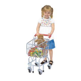 Melissa and Doug Shopping Cart Toy   Metal Grocery Wagon