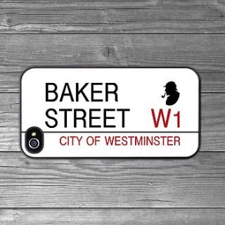 'baker street' sign iphone case by crank