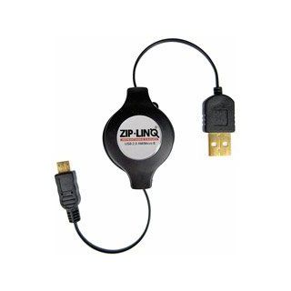 Zip Linq RETRACTABLE USB MICRO B CABLEKINDLE2 BLACKBERRYBOL (Cable Zone / USB Cables) Kindle Store
