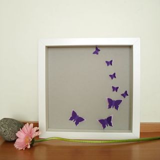 breaking dawn 3d butterflies framed art by jasmine and coco