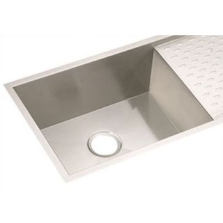 Elkay Avado 43.5 x 18.25 Single Bowl Kitchen Sink with Work Area