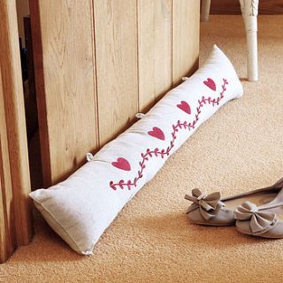 heart draught excluder by dibor