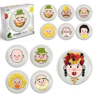 mrs food face kids plate by posh totty designs interiors