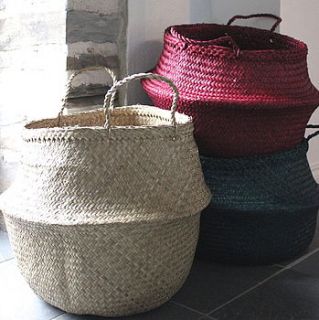 deep seagrass basket by the forest & co