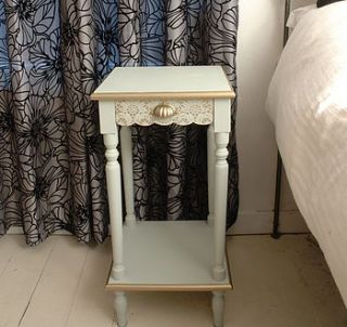 vintage restored boudoir side table by ghost furniture