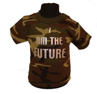 camouflage 'i am the future' tshirt by armykid