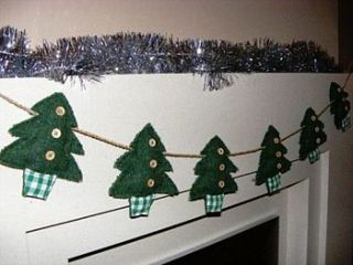 christmas tree garland by wild seed