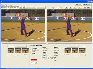Softball Pitching inMotion Softball Pitching inMotion combines Quik Scout's motion analysis software with 4 video clips from the popular Coaches Choice DVD Pitching Mechanics by former head UCLA and national championship coach Sue Enquist and Cal Stat