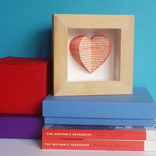 'our story' loveheart book by artstuff