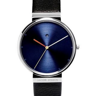 leather strap dimension steel sapphire watch by twisted time