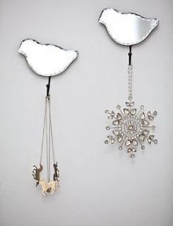 mirrored bird hook by rose & grey