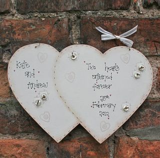 handmade wooden entwined wedding heart by weddings by primitive angel