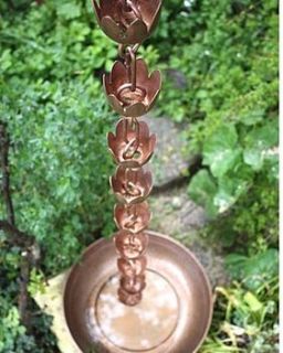 copper rain chain by jane trozzo