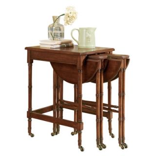 Butler Plantation Cherry 3 Piece Nesting Tables