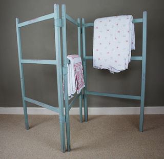 vintage painted clothes horse by pippin & tog
