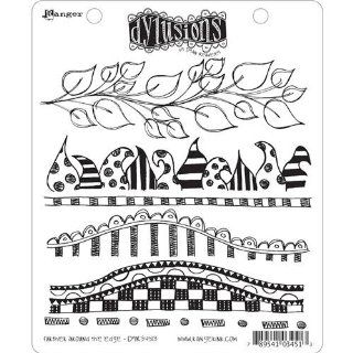 Dylusions Cling Stamps Further Around The Edge