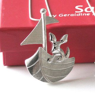 brendan's voyage dog necklace by saba jewellery