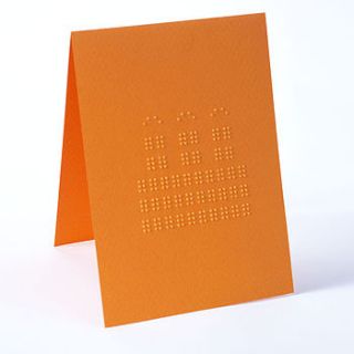 braille birthday cake card by bethlaubraille