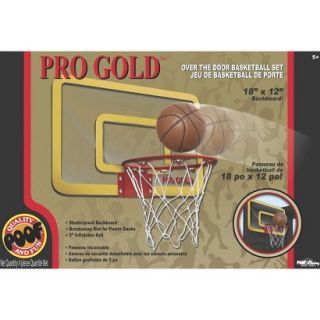 Poof Slinky Pro Gold Basketball Hoop Set   18