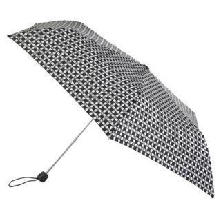 totes Compact Geometric Umbrella   Black