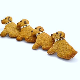 pack of four doggie dog treats by doggielicious