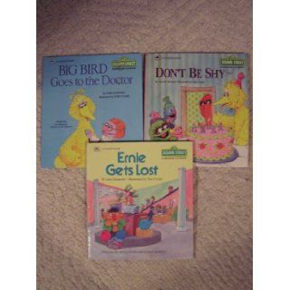 Sesame Street A Growing up Books   Ernie Gets Lost, Elmo Gets Homesick and A Sitter for Baby Monster Various Books