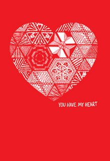 'you have my heart' valentines card by grace & favour home