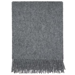 plain coloured throw by dreamwool blanket co.