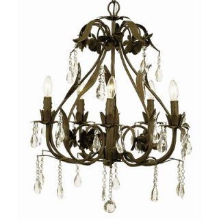 Jubilee Collection Ballroom Chandelier with Optional Flower Shade