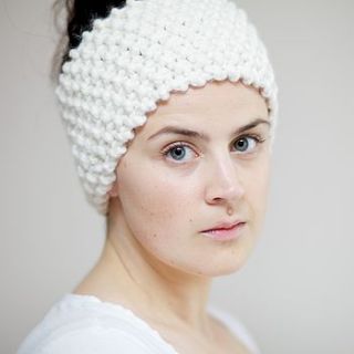 chunky knitted ear warmers by lumistyle