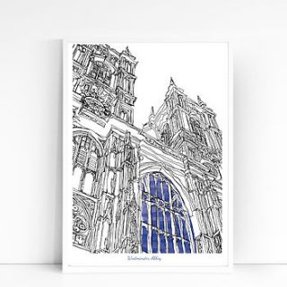 westminster abbey signed print by simon harmer
