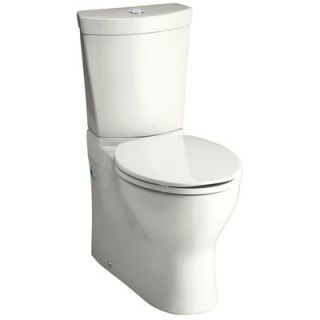 Kohler Persuade Two Piece Elongated Dual Flush Toilet with Top