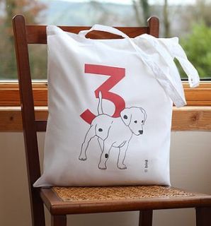 *three spots* dalmatian dog bag by bird