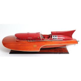 Old Modern Handicrafts Ferrari Hydroplane Model Boat