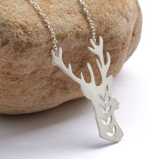 stag necklace by alexis southam jewellery