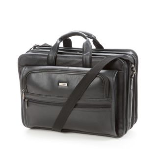 Classic Leather Laptop Briefcase