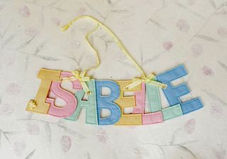 hanging name sign by mollie mae handcrafted designs