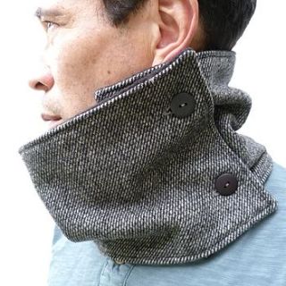 contemporary tweed neckwarmer by moaning minnie